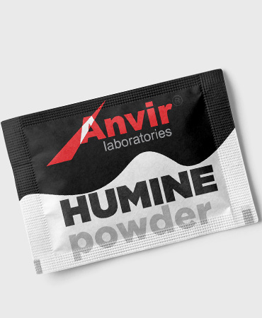 Humine Pulver zur chemischen Aktivierung